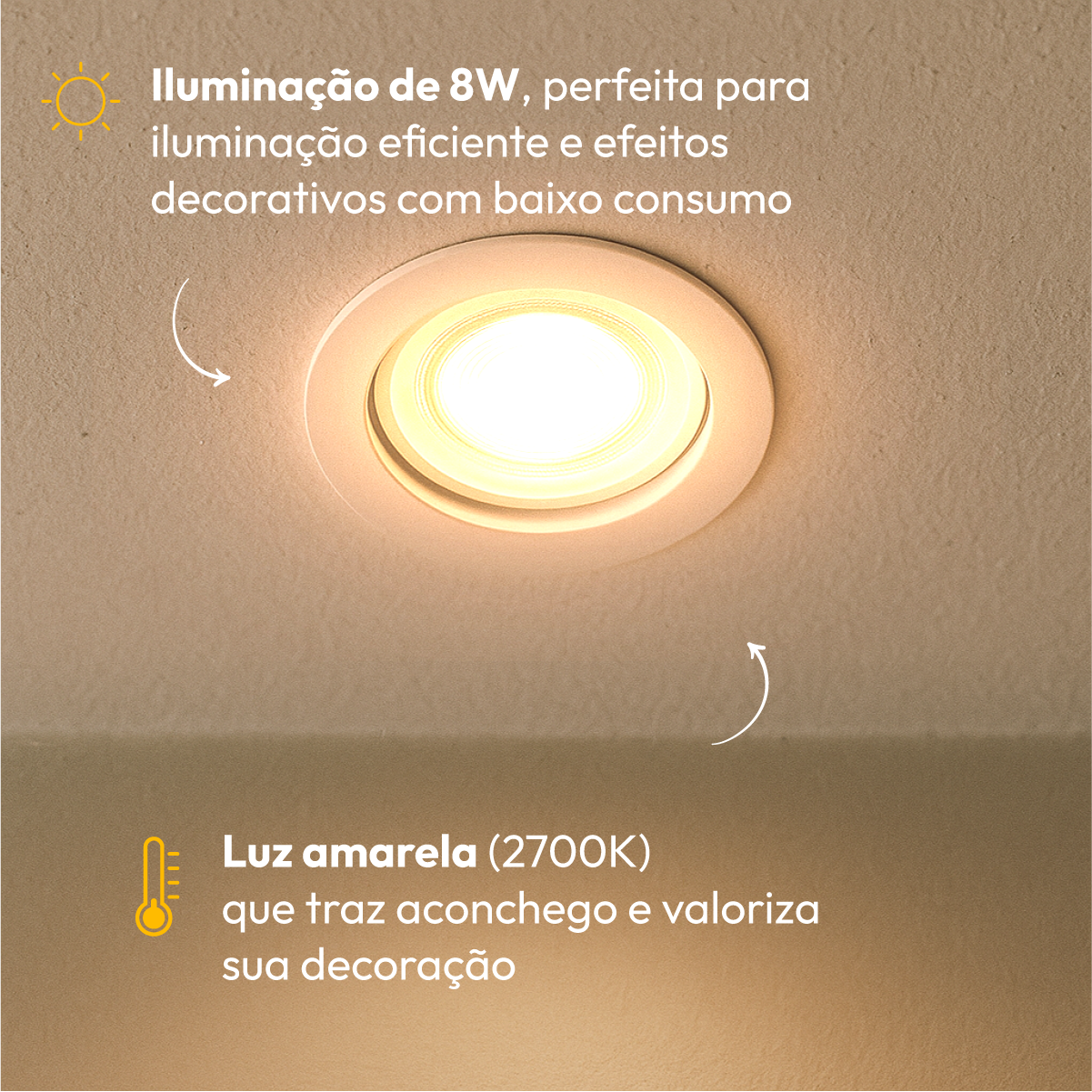 Lâmpada Led Dicróica Mr16 8w 3700k Gu10 Alut