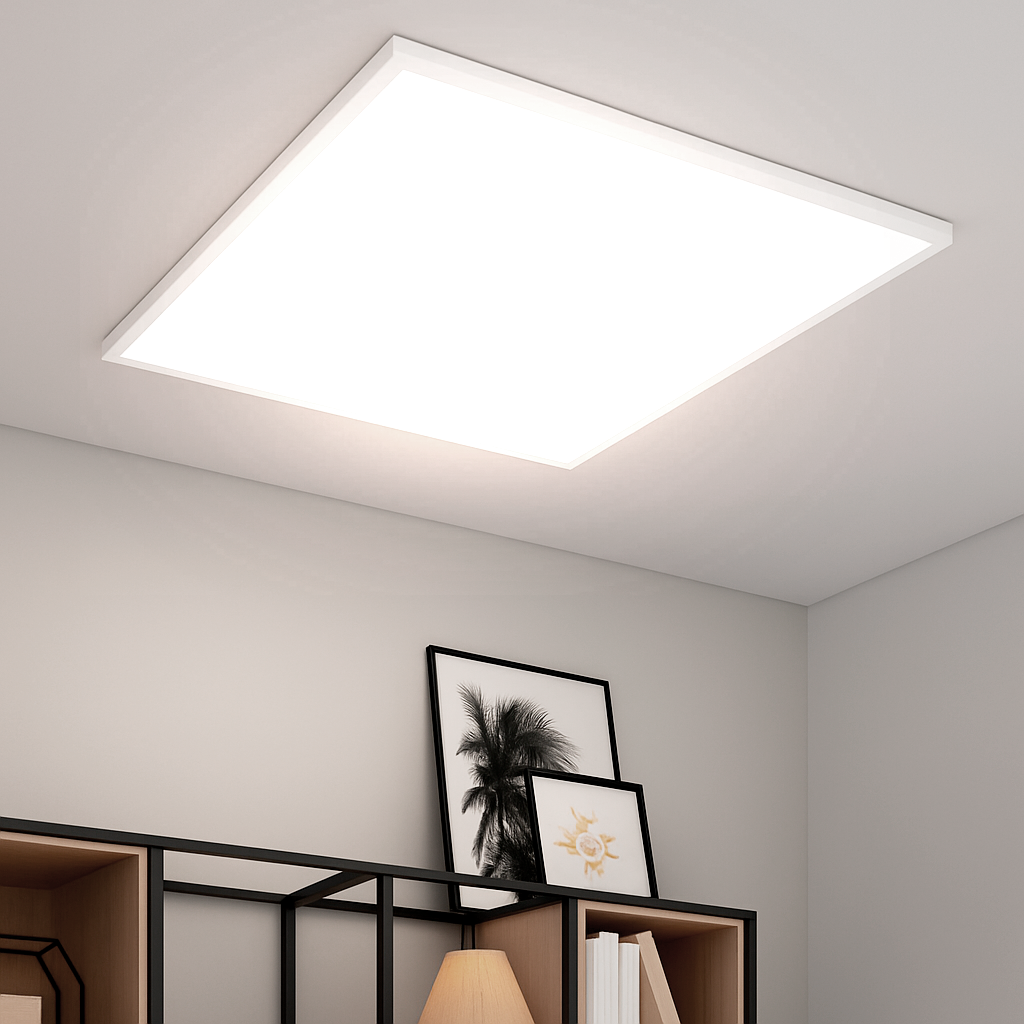 Painel Led Plafon Modular 60w 4000k Sobrepor Quadrado Alut