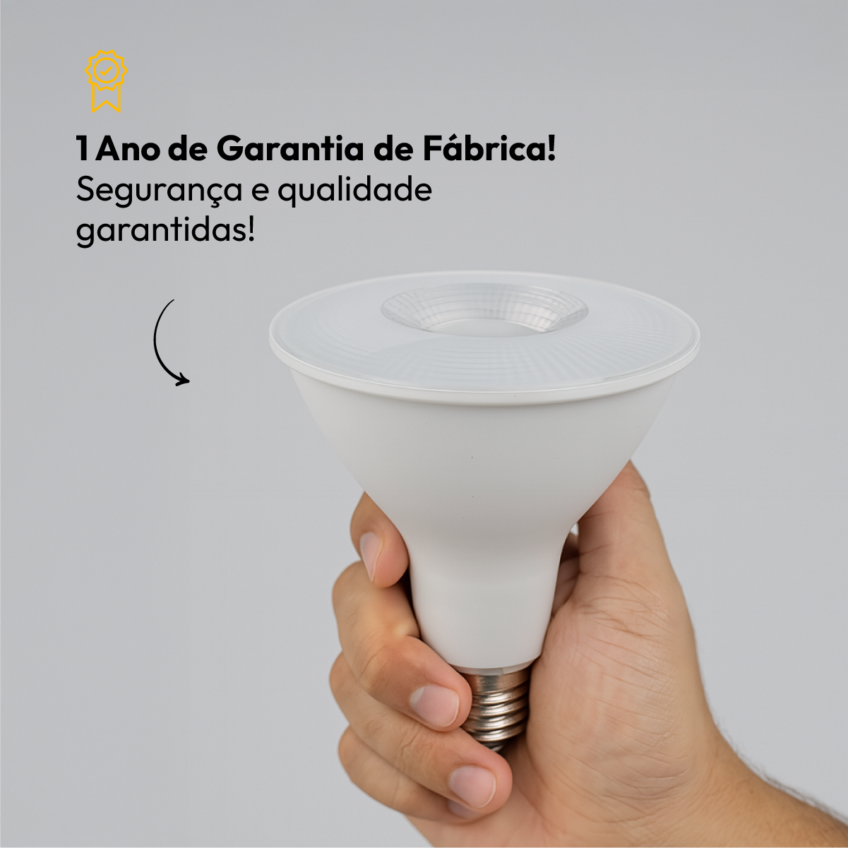 Lâmpada Led Par38 14w 6500k Branco Frio E27 Branco Alut