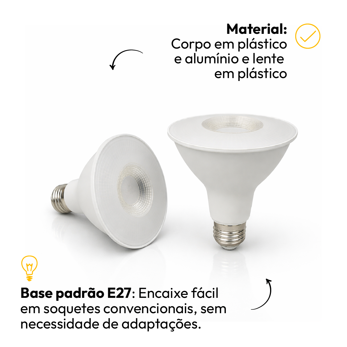 Lâmpada Led Par38 14w 4000k Branco Neutro E27 Bivolt Alut
