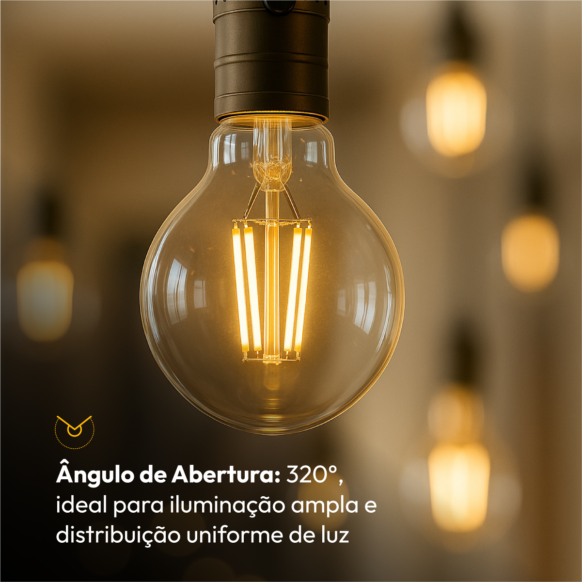 Lâmpada Led Pera Filamento Clear 15w 2700k Branco Quente E27 Alut