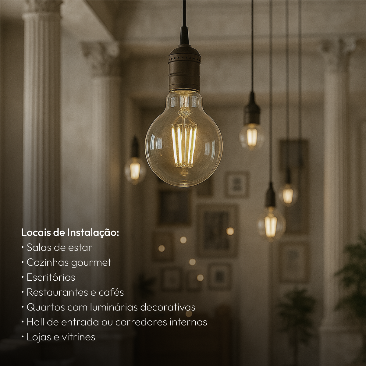 Lâmpada Led Pera Filamento Clear 15w 4000k E27 Alut