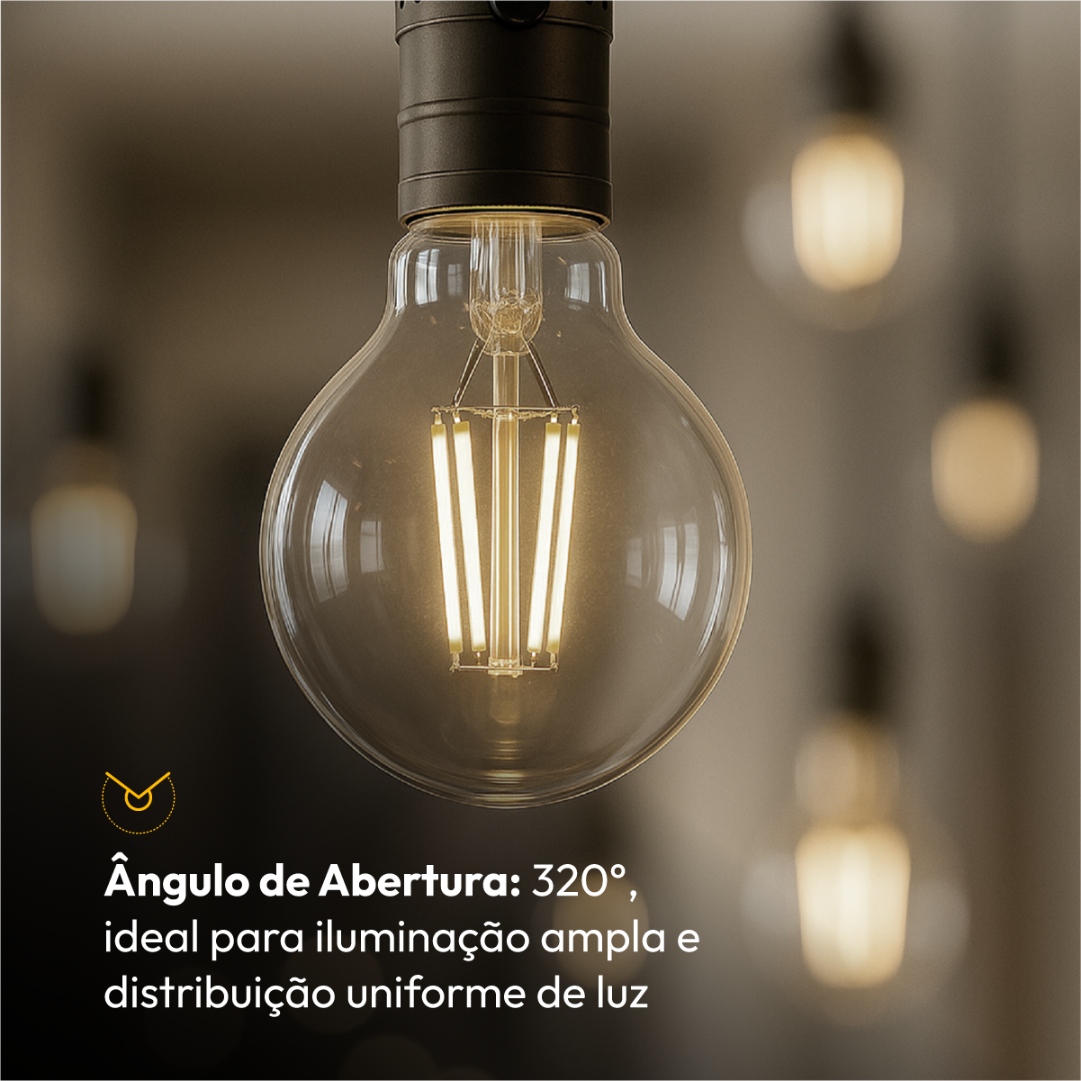 Lâmpada Led Pera Filamento Clear 9W 4000k Branco Neutro E27 Alut