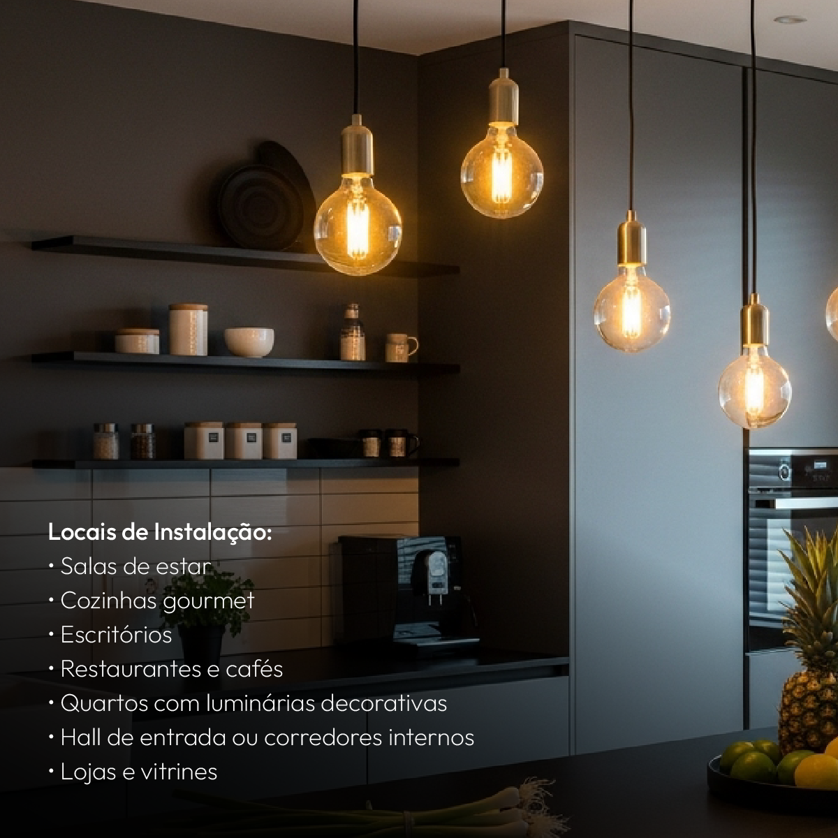 Lâmpada Led Globo Retro Clear G95 9w 2700k E27 Alut