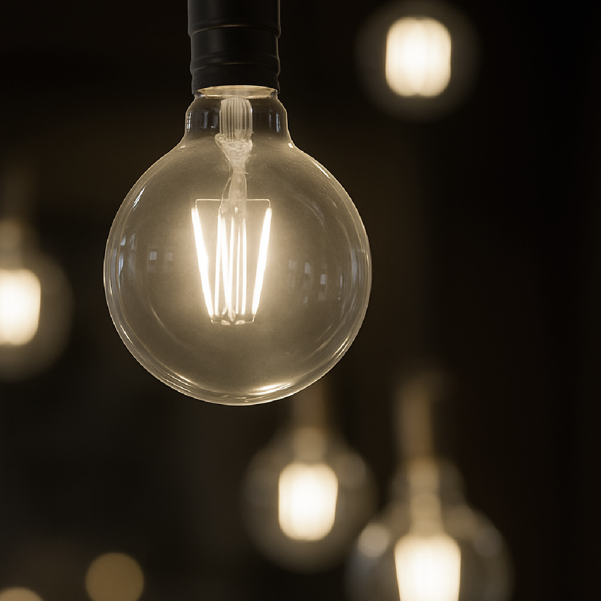 Lampada Led Globo Retro Clear G125 9w 4000k Branco Neutro E27 110v/220v Alut