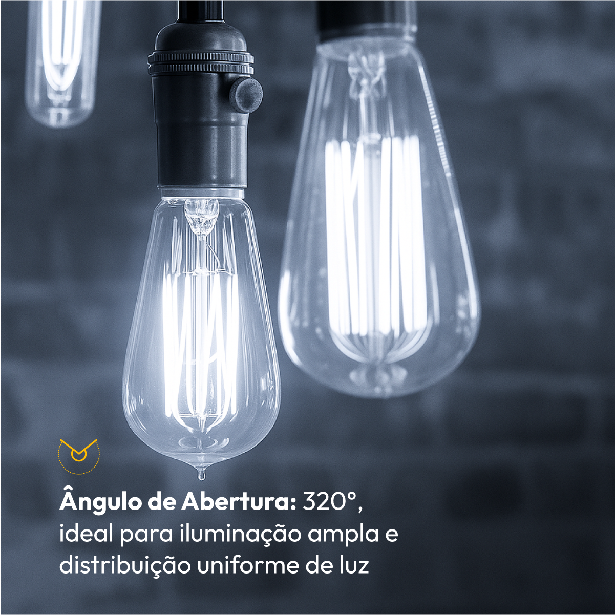 Lâmpada Led Filamento St64 9w 6500k E27 Bivolt Alut