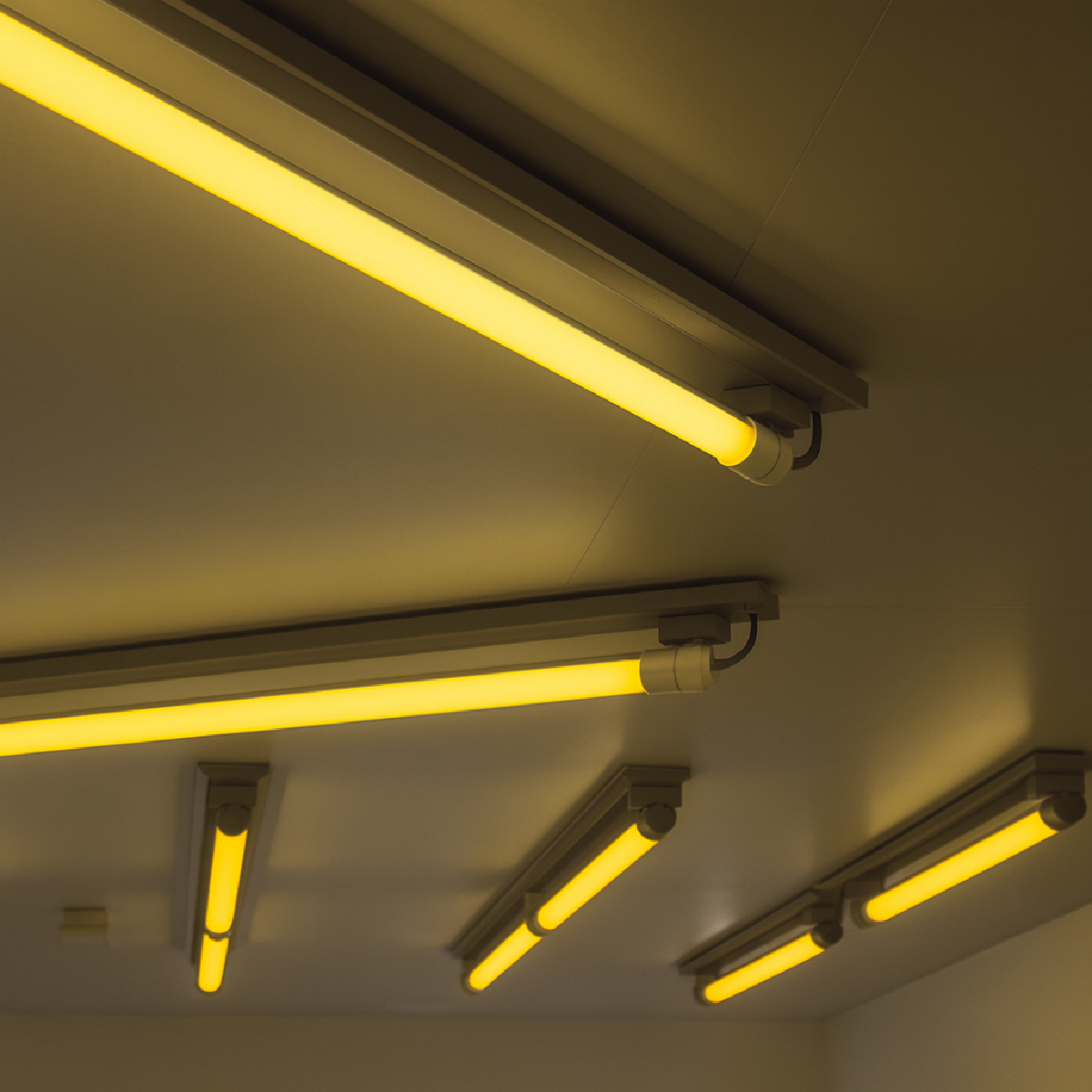 Lâmpada Led Tubular T8 18w Amarela G13 Bivolt Alut