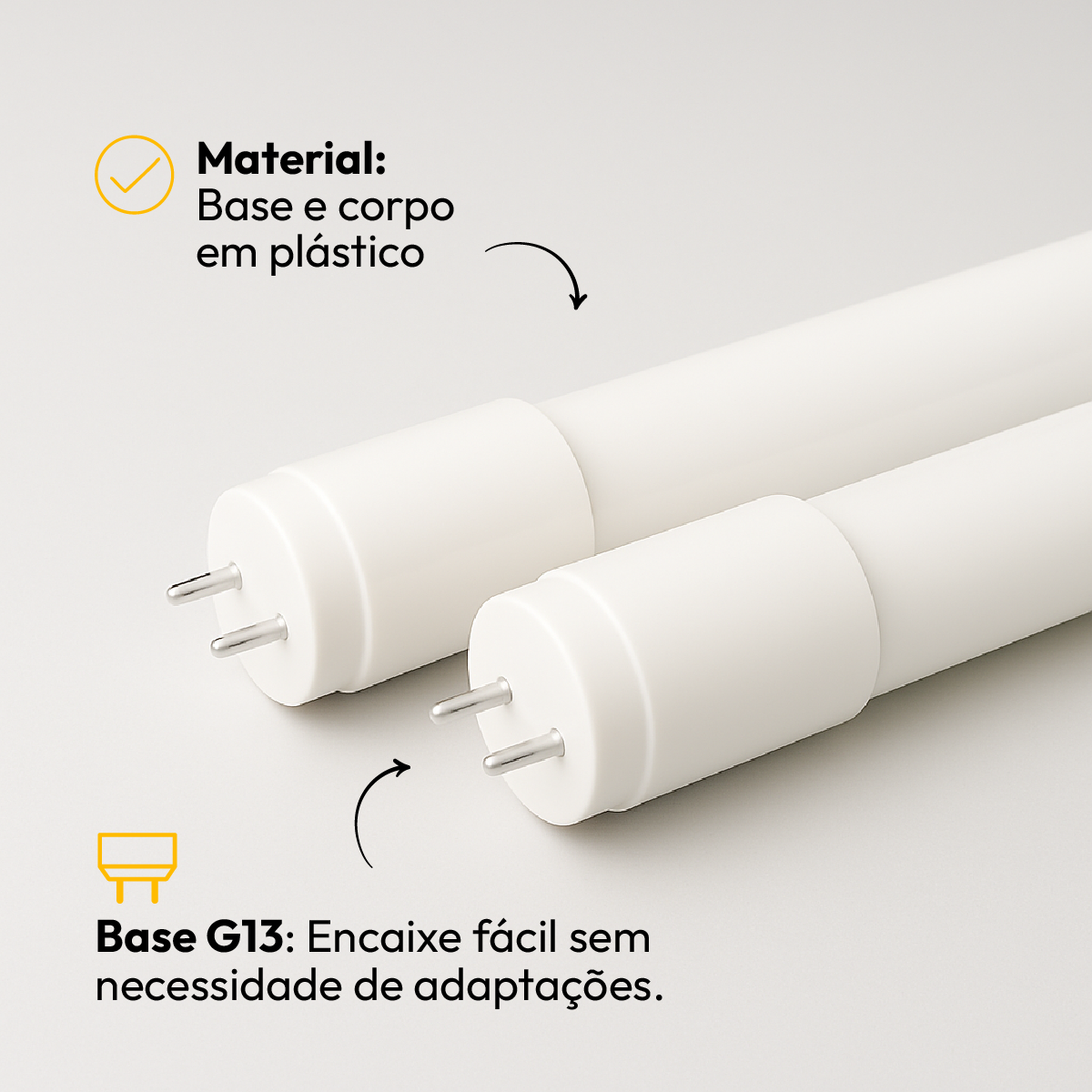 Lâmpada Led Tubular T8 18w Roxo Bivolt Alut