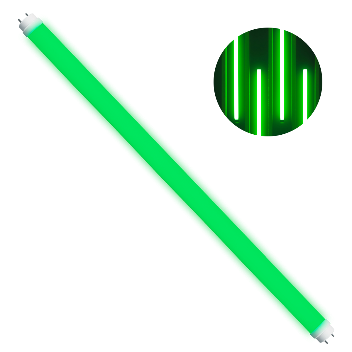 Lâmpada Led Tubular T8 18w Verde Alut