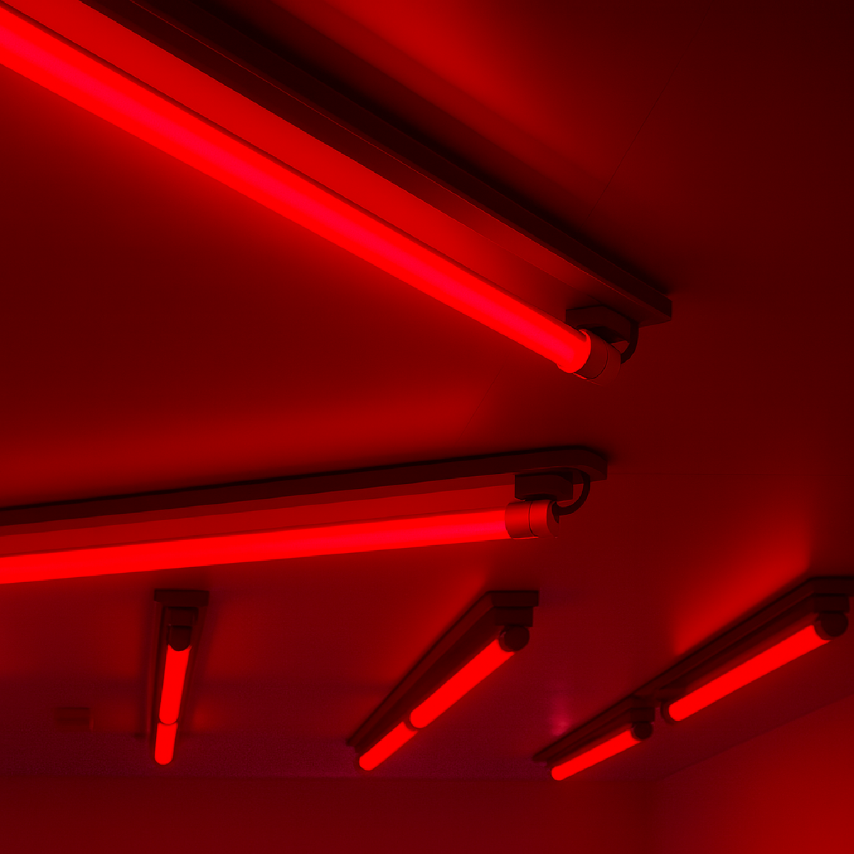 Lampada Led Tubular T8 18w Vermelha G13 110v/220v Branco Alut