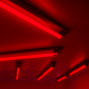 Lâmpada Led Tubular T8 18w Vermelha G13 Bivolt Branco Alut