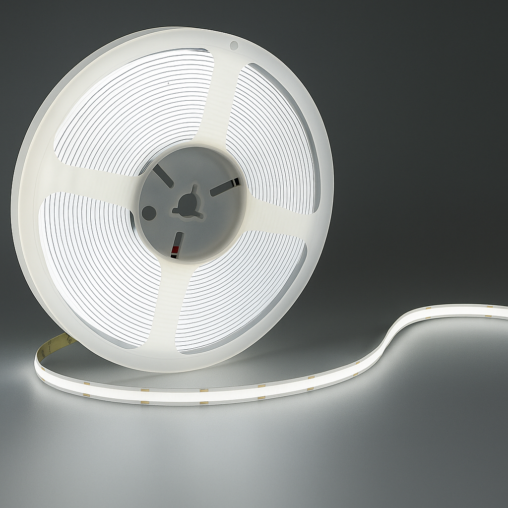 Fita Led Cob 5m 8w 6500k Branco Frio 720lm 12v Alut - ALUT