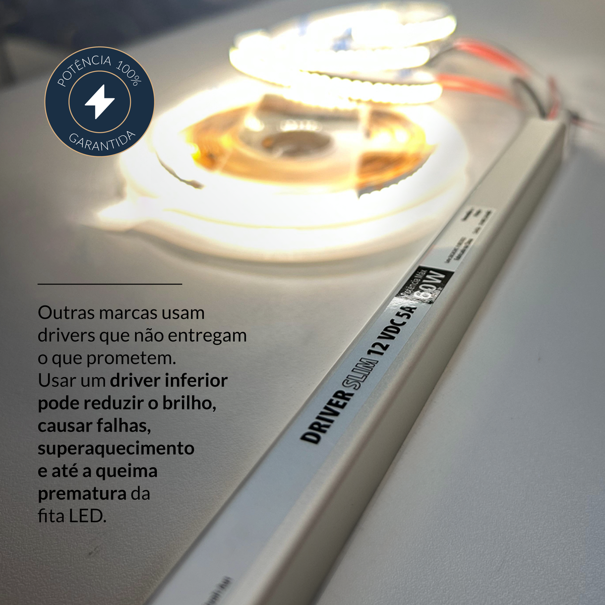 Fonte driver Slim 60w 5a Bivolt Alut - ALUT