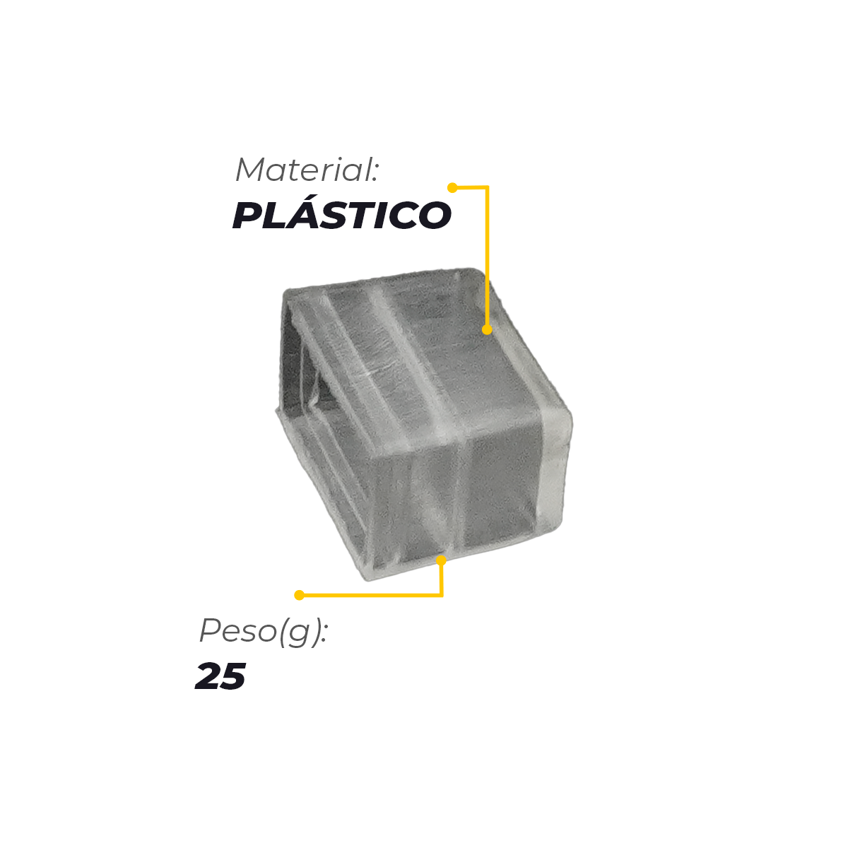 Kit 10 Capas Para Fita de Led 14mm Connect IP65 Alut - ALUT