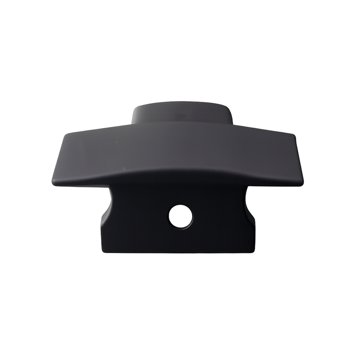 Kit 10 Tampas de Perfil Risque Inside 24x15mm Com Furo Preto Alut - ALUT