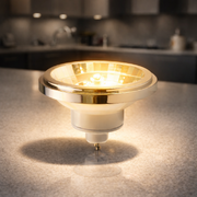 Lâmpada Led Ar111 12w 2700k Branco Quente GU10 Bivolt Branco Alut - ALUT