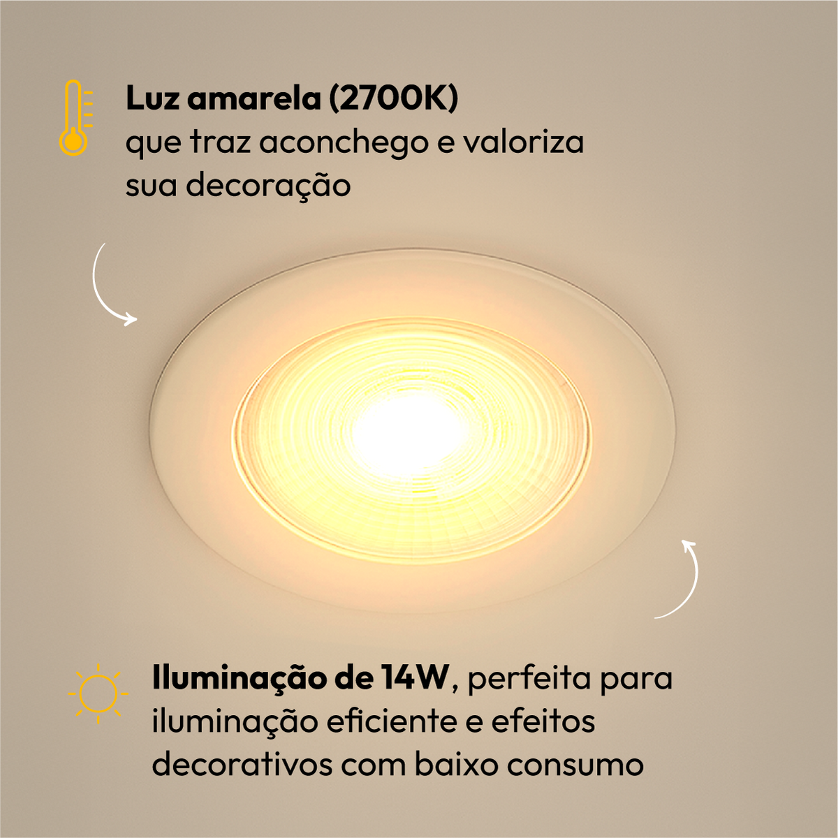 Lâmpada Led Par38 14w 2700k Branco Quente E27 Branco Alut - ALUT