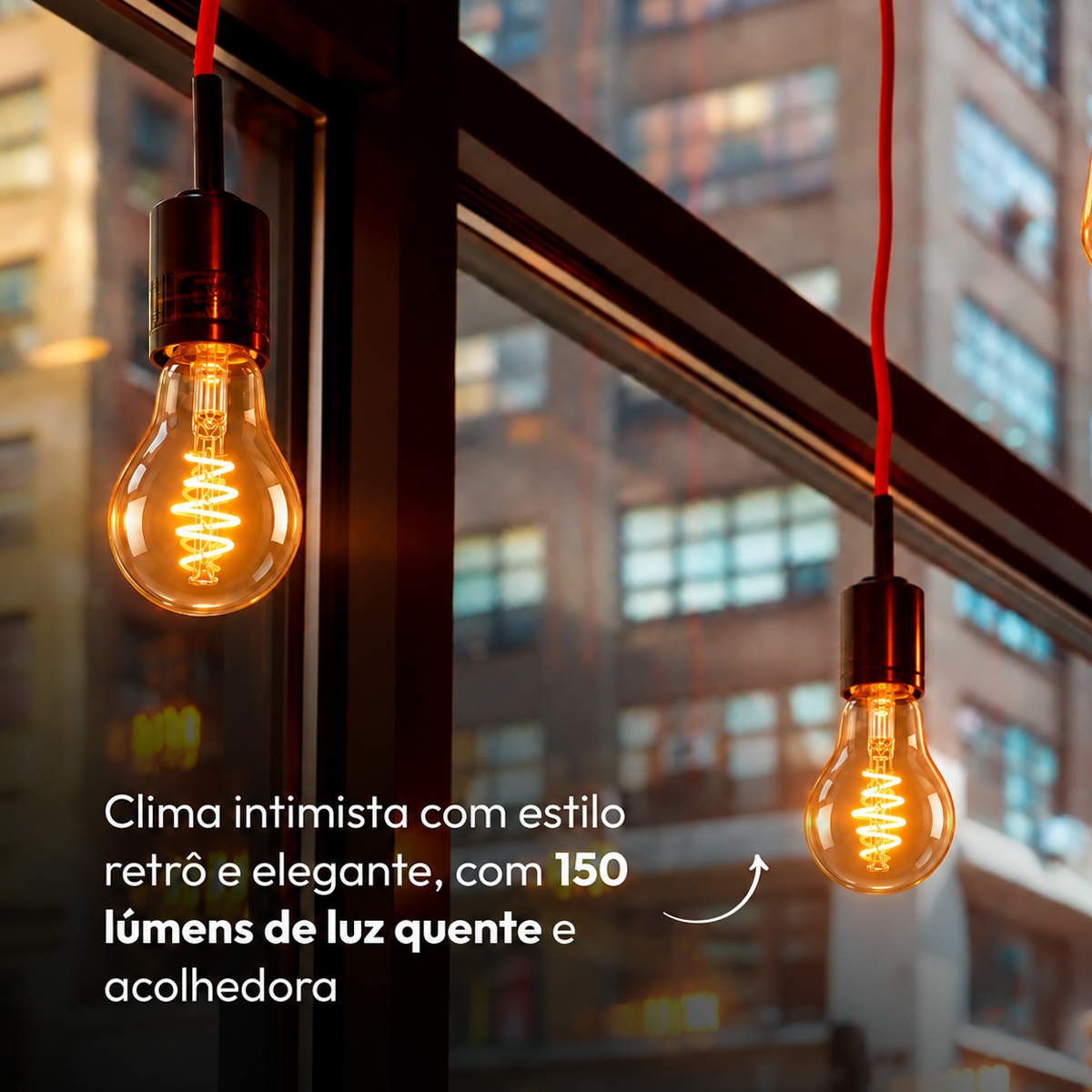 Lâmpada Led Retro A60 5w 2200k Branco Quente E27 Bivolt Alut - ALUT