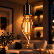 Lampada Led Vela Filamento Chama 4w 2700k Branco Quente E14 110v/220v Alut - ALUT