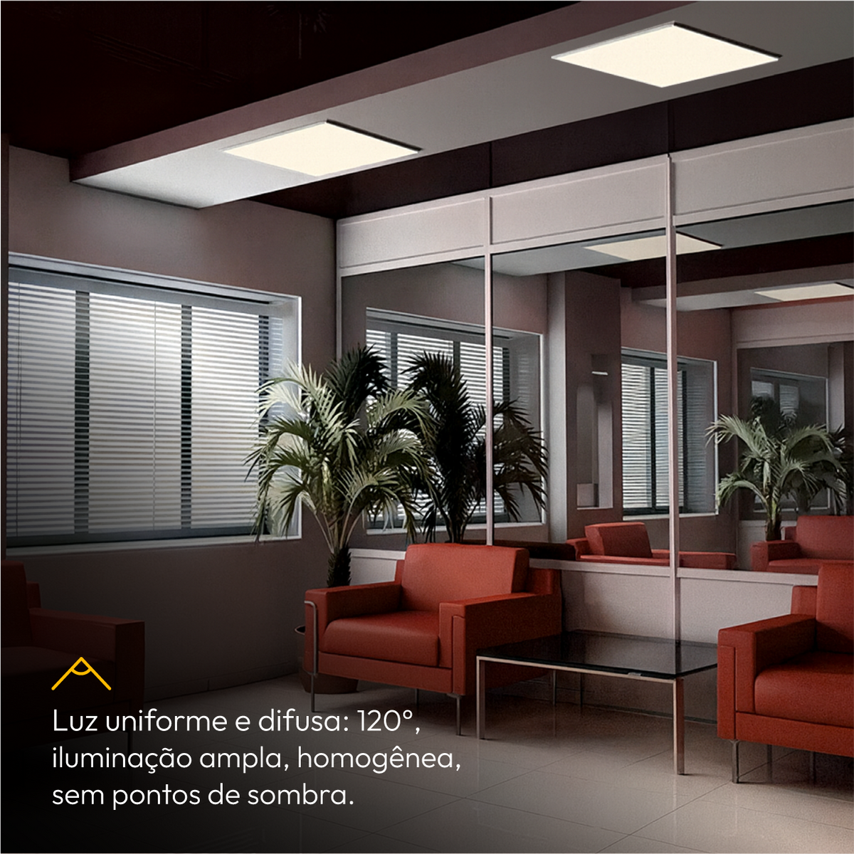 Painel Led Plafon Modular 60w 3000k Sobrepor Quadrado Alut - ALUT