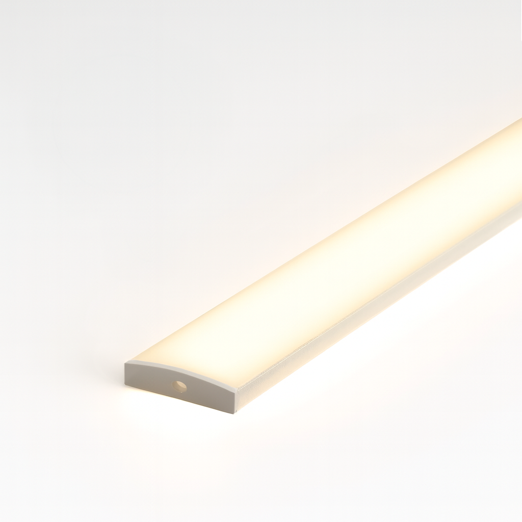 Perfil Led Barra 2m Destak 50x10mm Sobrepor Branco Alut - ALUT