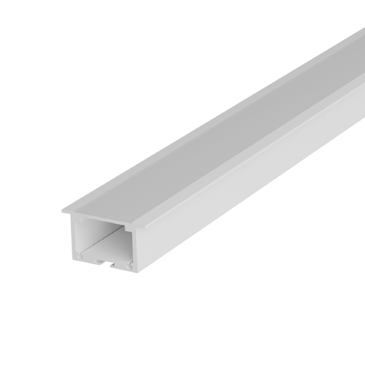 Perfil Led Barra 2m Inside 24x15mm Embutir Branco Alut - ALUT