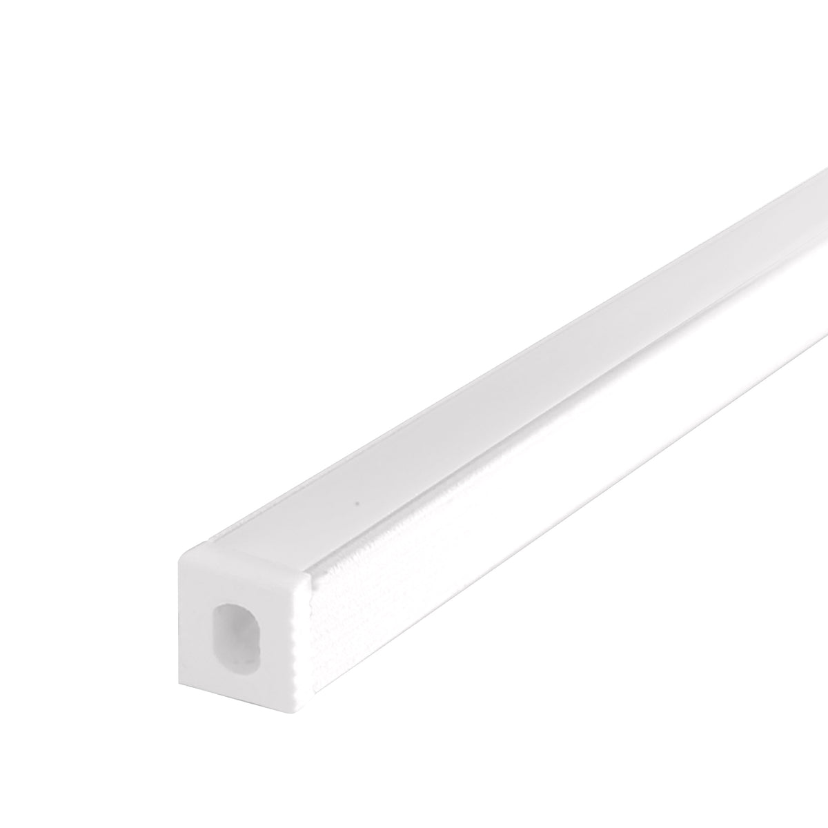 Perfil Led Barra 2m Minimal 08x09mm Sobrepor Branco Alut - ALUT