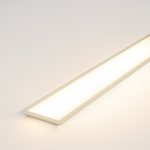 Perfil Led Barra 2m Plane 65x10mm Embutir Branco Alut - ALUT