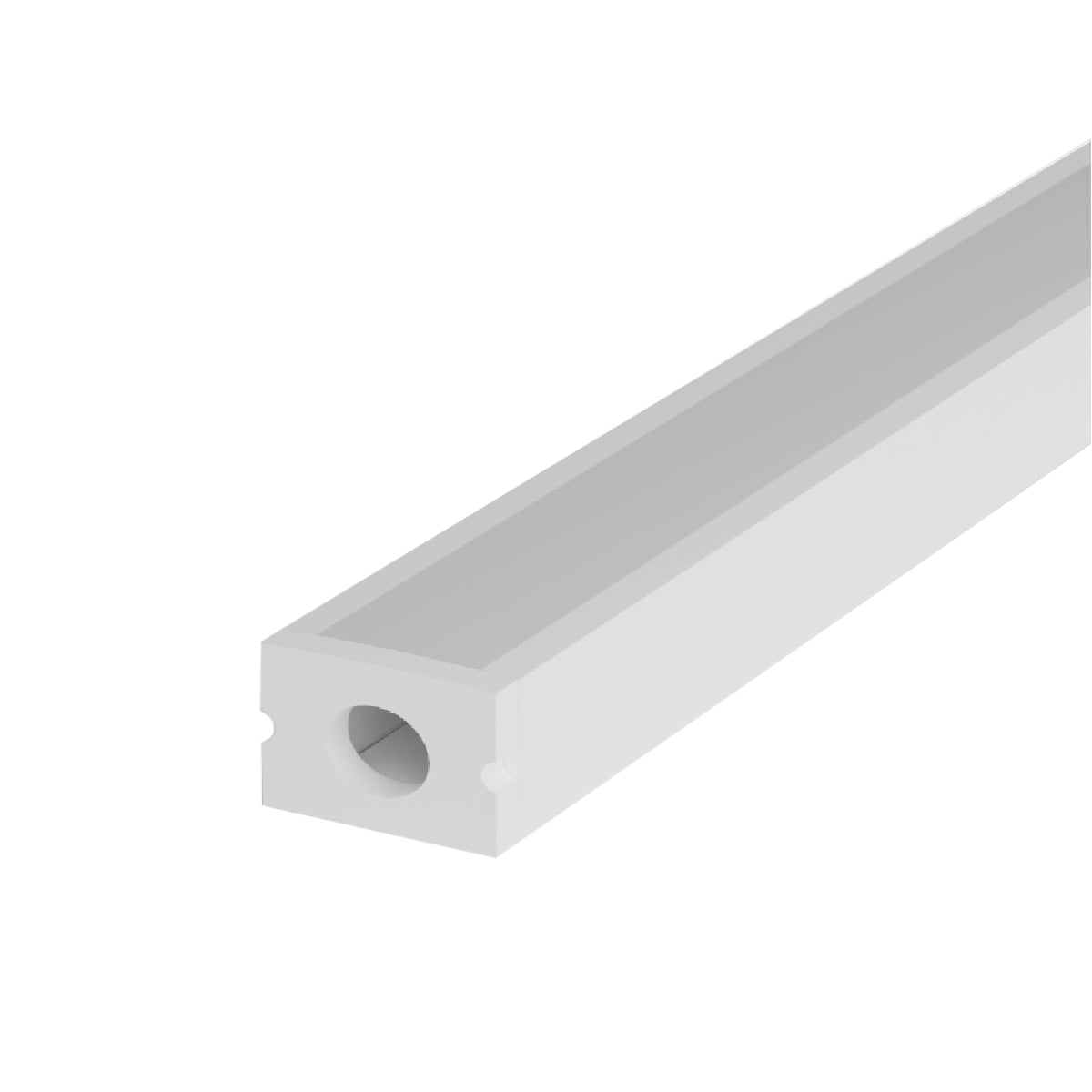 Perfil Led Barra 2m Slat 17x15mm Sobrepor Branco Alut - ALUT