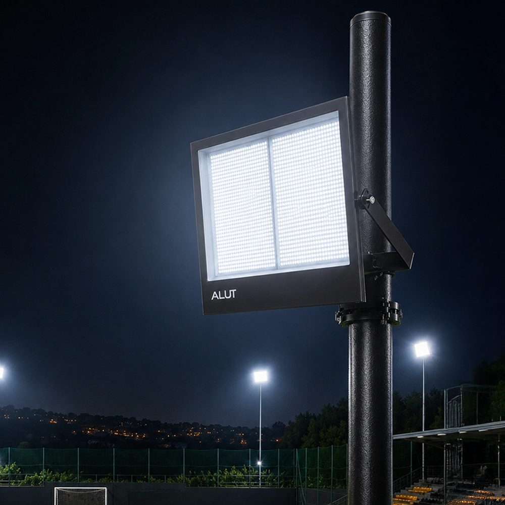 Refletor Led Slim 1000w 6500k Branco Frio Bivolt IP65 Alut - ALUT