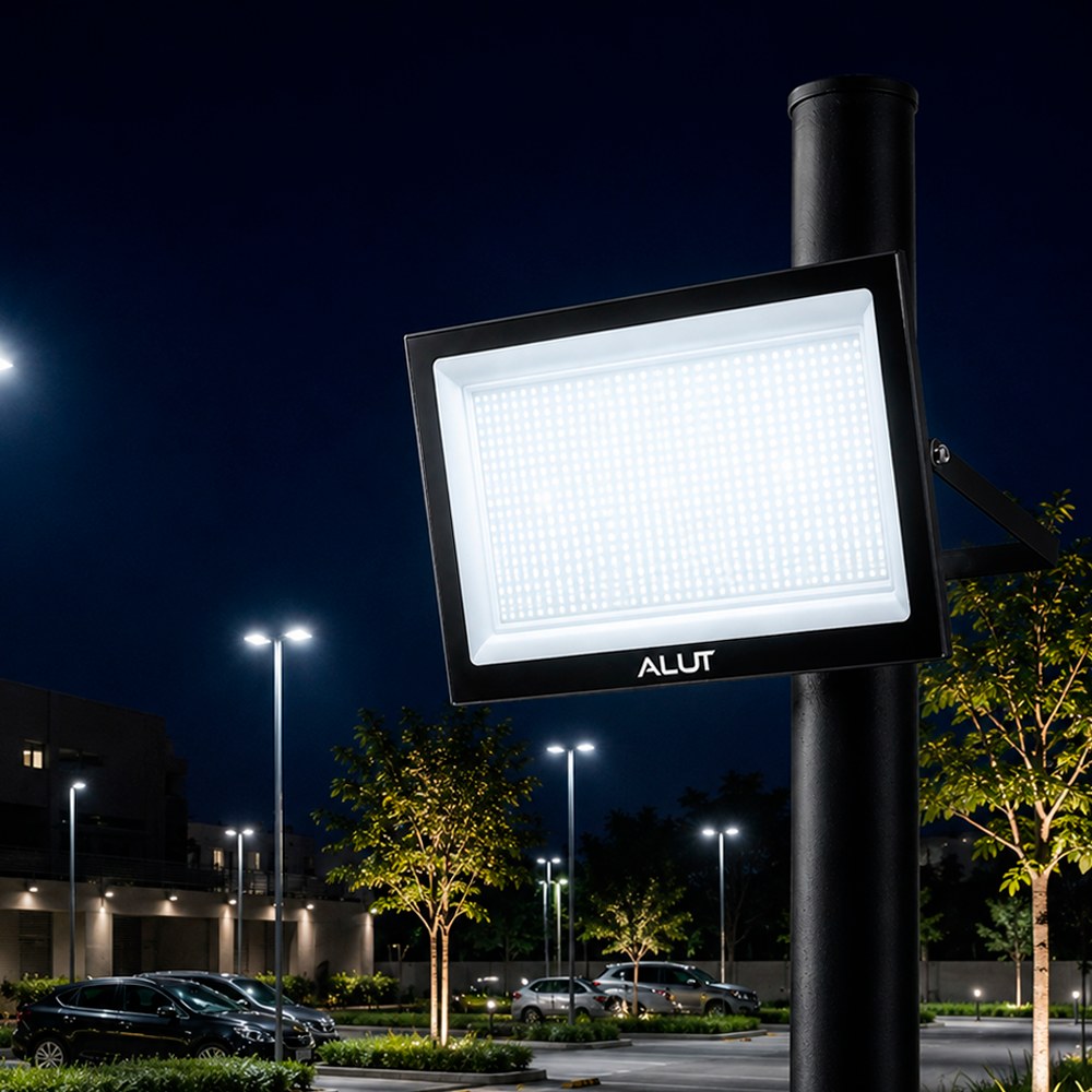 Refletor Led Slim 500w 6500k Branco Frio Bivolt IP65 Alut - ALUT