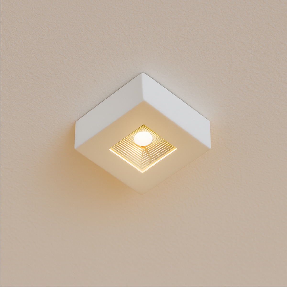 Spot Led Beiral 5w 3000k Branco Quente 7.5Cm Quadrado Branco Alut - ALUT
