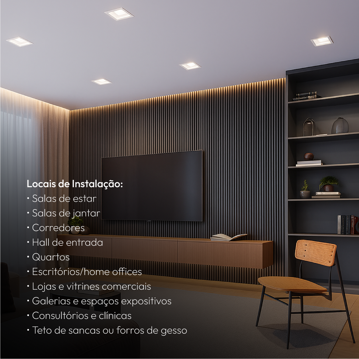 Spot Led Recuado Embutir E27 Par20 Quadrado Branco Alut - ALUT